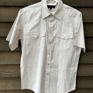 Big Brother Western Short Sleeve Button Up Shirt | S | No Flaws, Pearl Buttons